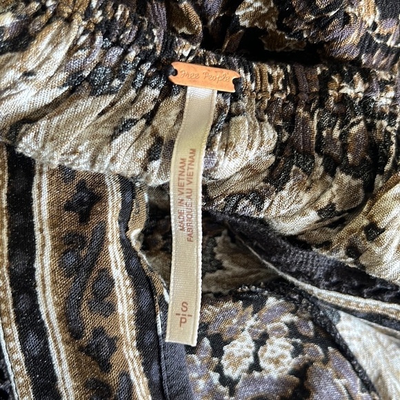 Free People Midsummer Night Dream Black Floral Print Dress - Picture 11 of 14